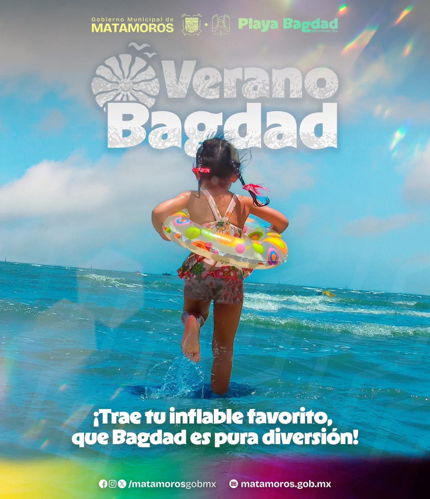 Gobierno de Beto Granados invita a disfrutar de Playa Bagdad en familia