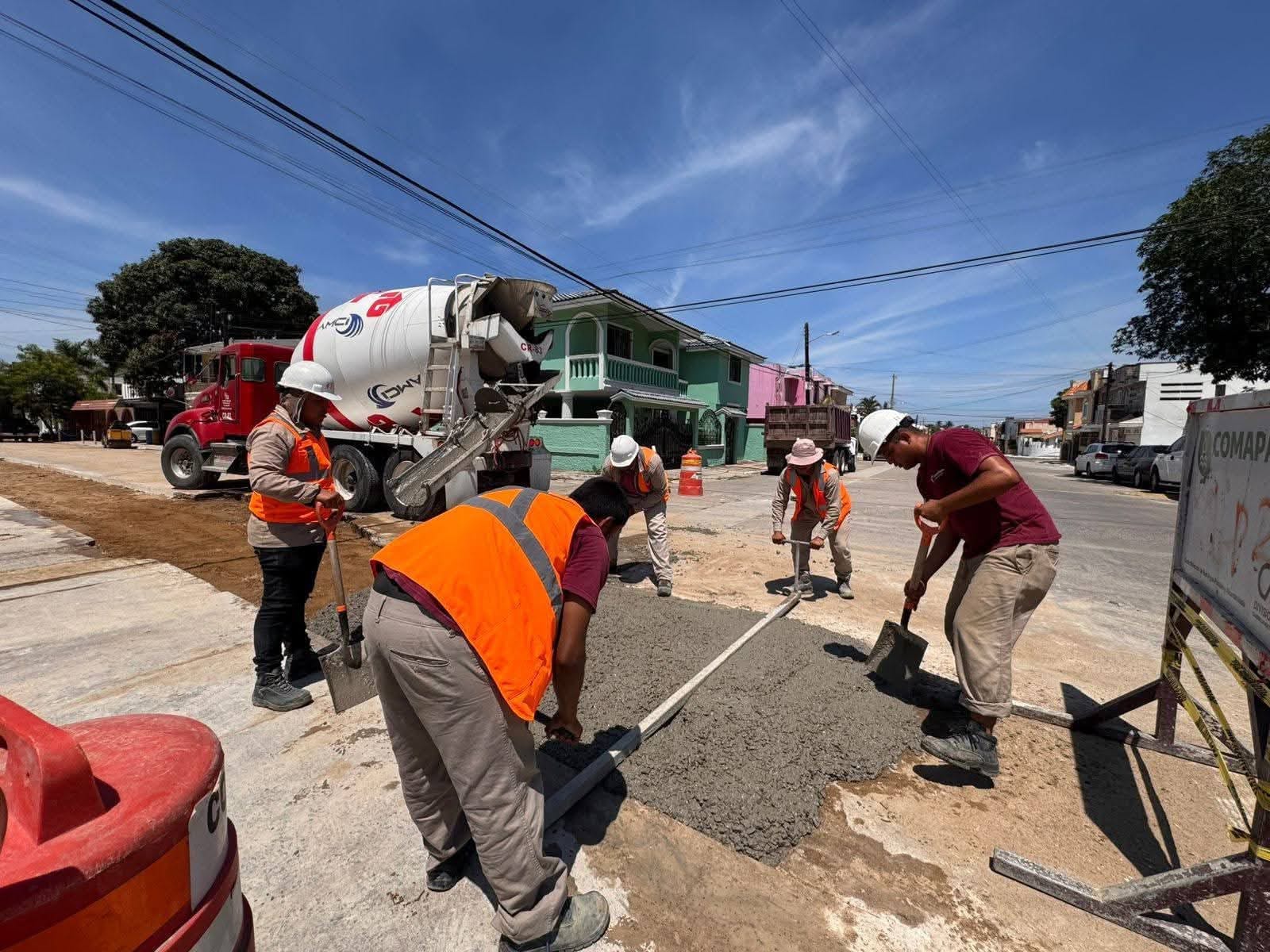 Intensifica COMAPA SUR trabajos de reposición de pavimento en beneficio de la movilidad y seguridad ciudadana