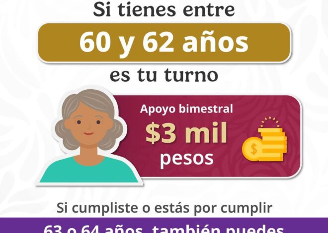 A partir del 1 de agosto, la Secretaría de Bienestar en Tamaulipas iniciará con la incorporación de mujeres de 60,61 y 62 al programa Pensión Mujeres Bienestar.