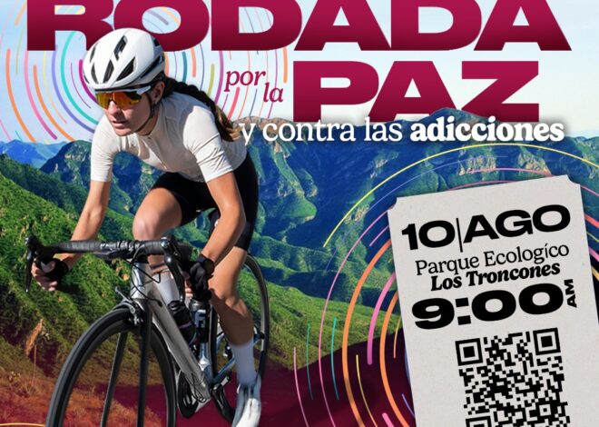 Invita INJUVE Tamaulipas a participar en la Rodada por la Paz y Contra las Adicciones en Ciudad Victoria