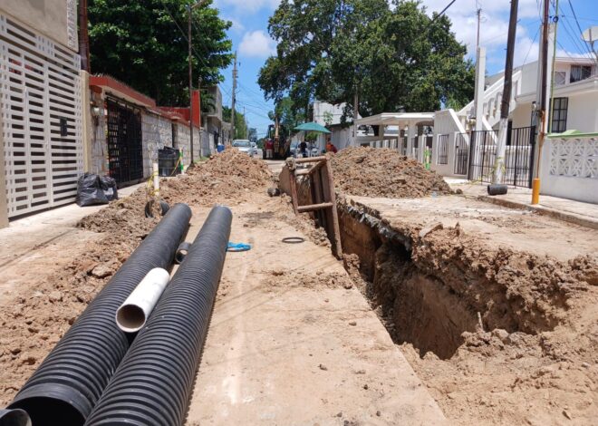 Rehabilita COMAPA SUR línea general de drenaje en la colonia Nuevo Aeropuerto