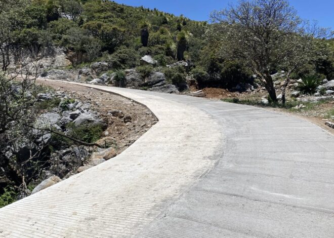 Fortalece gobierno de Américo conectividad rural en Miquihuana