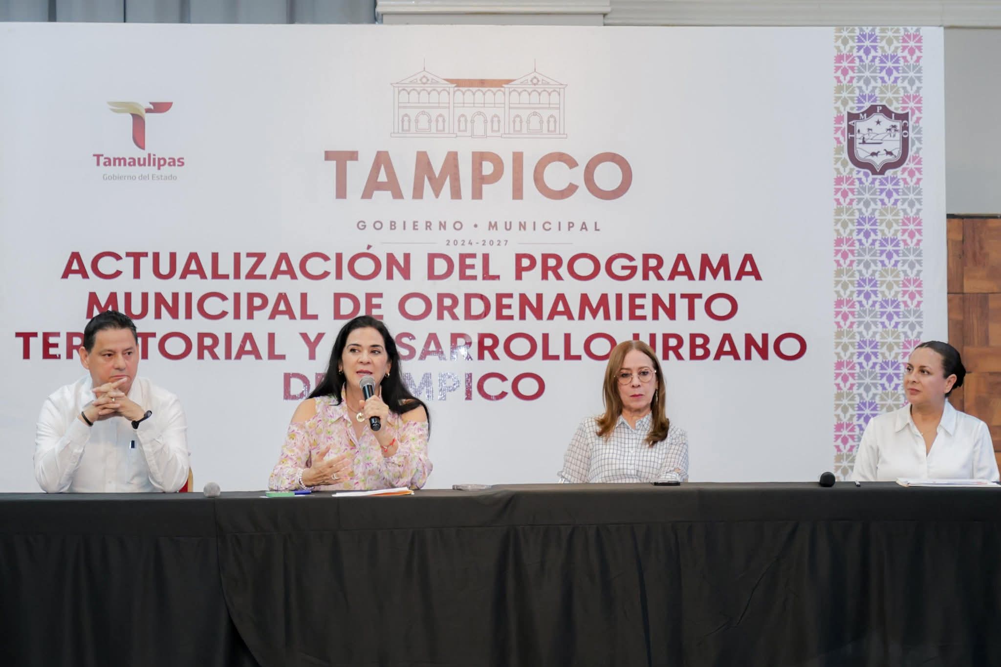 Encabeza Mónica Villarreal Jornada de Planeación para la actualización del Programa Municipal de Ordenamiento Territorial y Desarrollo Urbano de Tampico