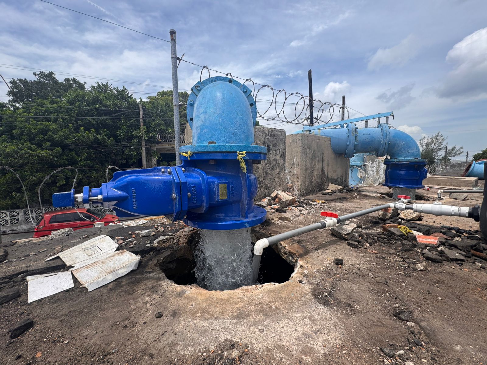 COMAPA Sur optimizará infraestructura hidráulica en Ciudad Madero con la renovación de válvulas en planta Obrera