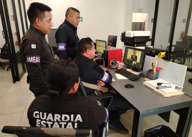 Capacita Secretaría de Seguridad y Protección Ciudadana al personal de Guardia Estatal de Género