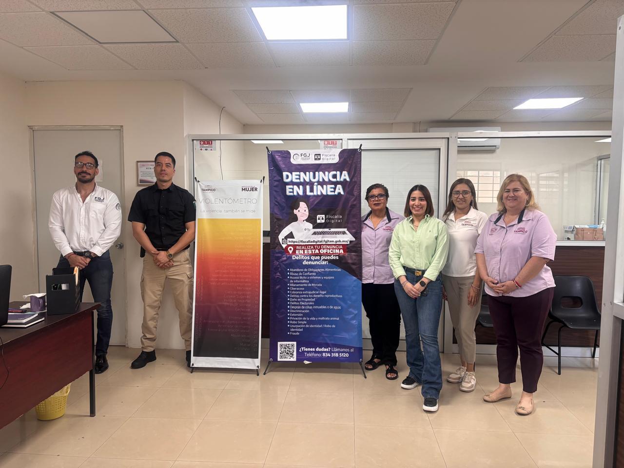 Invita Gobierno Municipal de Tampico a utilizar los Módulos de Denuncia Digital