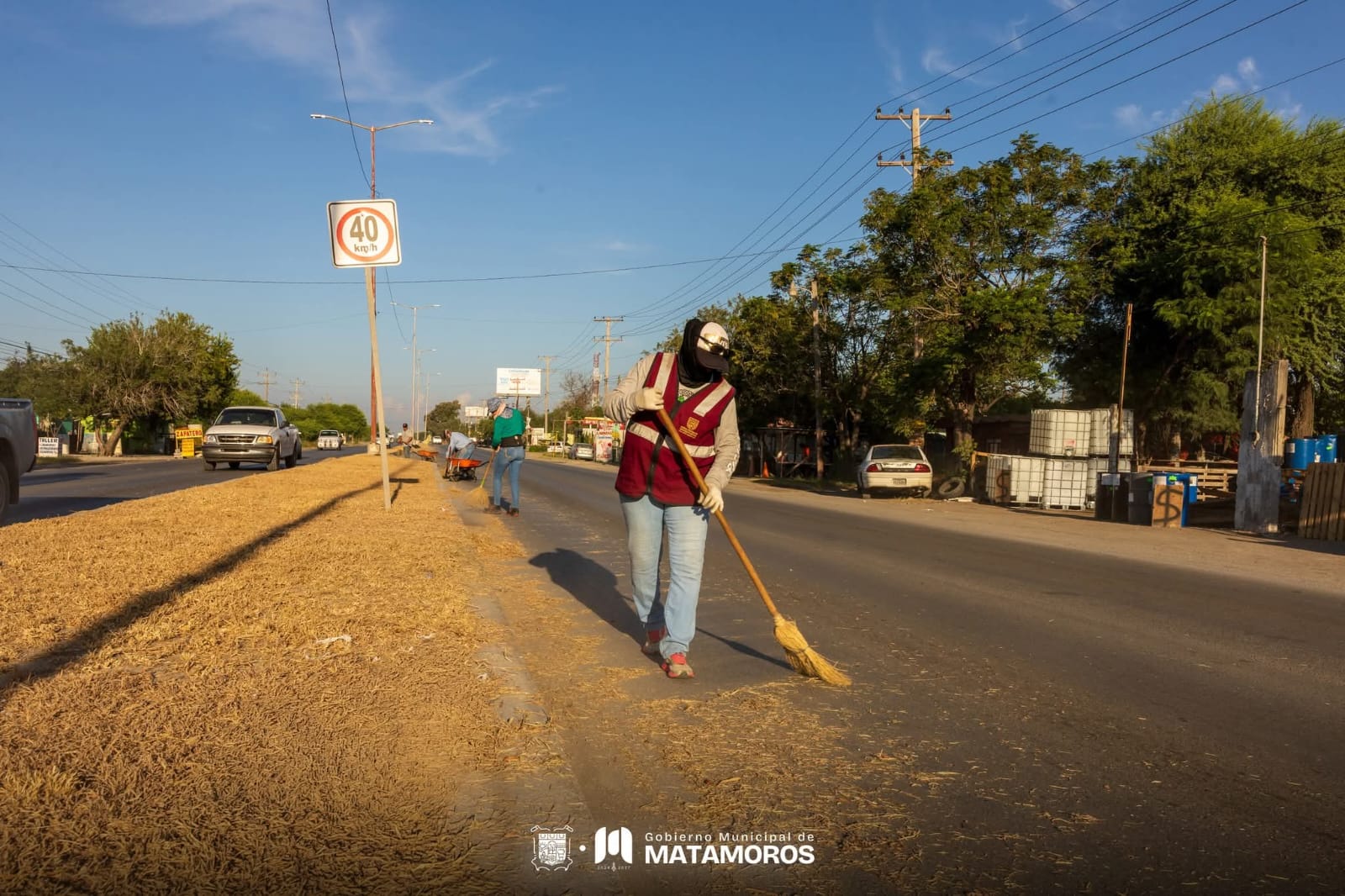 Gobierno de Beto Granados impulsa limpieza en espacios públicos y vialidades de Matamoros