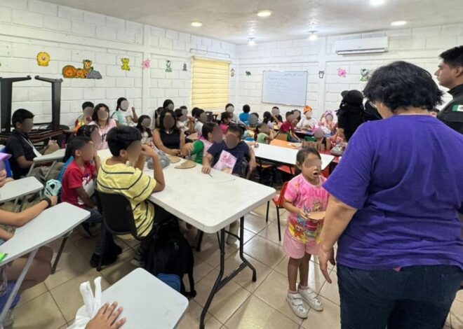 Visita Guardia Estatal de Género campamento de verano en Altamira y dialoga con NNA