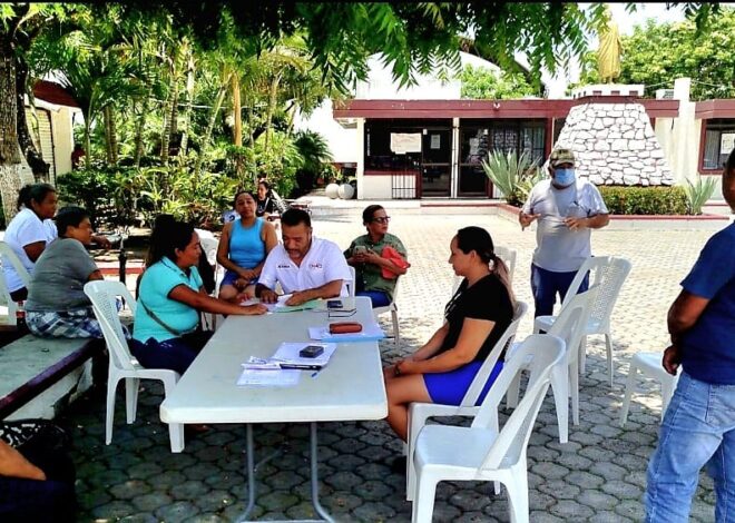 Instalan COMAPA Altamira y Gobierno Municipal mesa de diálogo en Villa Cuauhtémoc