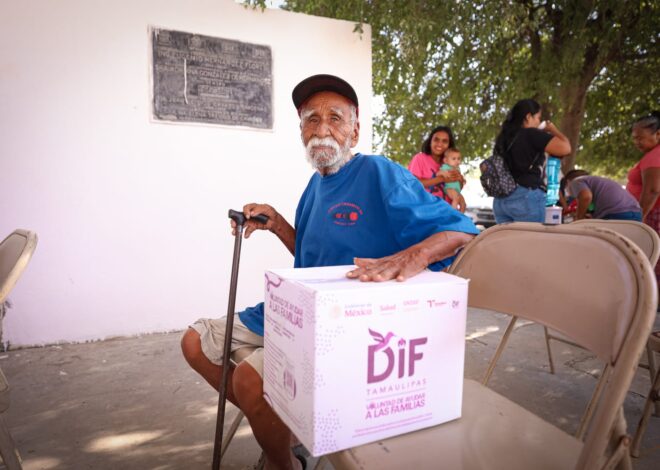 Realiza DIF Tamaulipas tercera entrega de más de 66 mil canastas alimentarias en los 43 municipios del estado