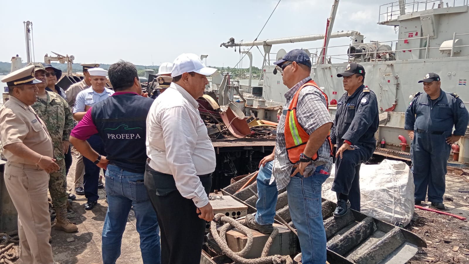 Continúan avances en el proyecto del Sistema Arrecifal Artificial de Tamaulipas