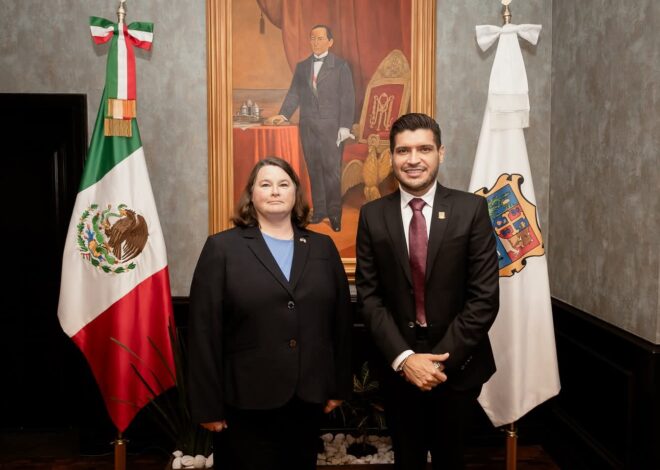 Recibe el alcalde Beto Granados a la nueva Cónsul General de Estados Unidos en Matamoros