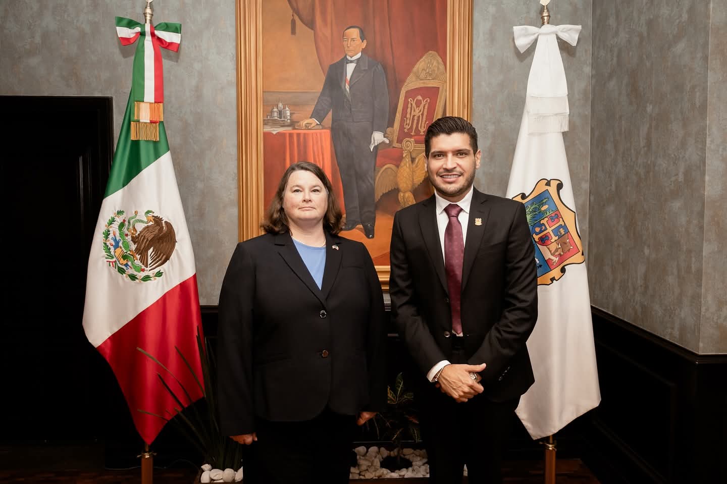 Recibe el alcalde Beto Granados a la nueva Cónsul General de Estados Unidos en Matamoros