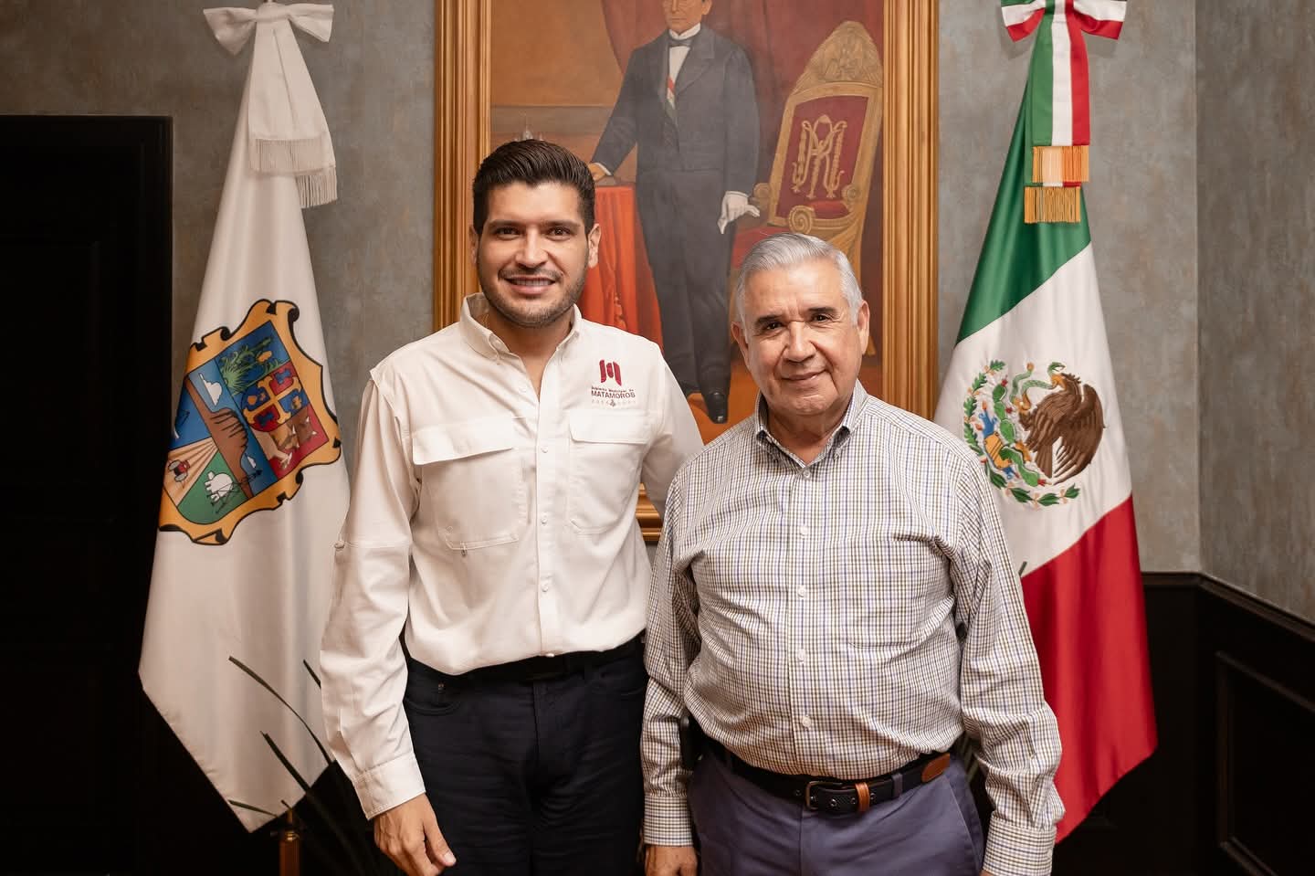 Matamoros avanza con diálogo institucional: Alcalde Beto Granados se reúne con Delegado de la Secretaría de Gobernación