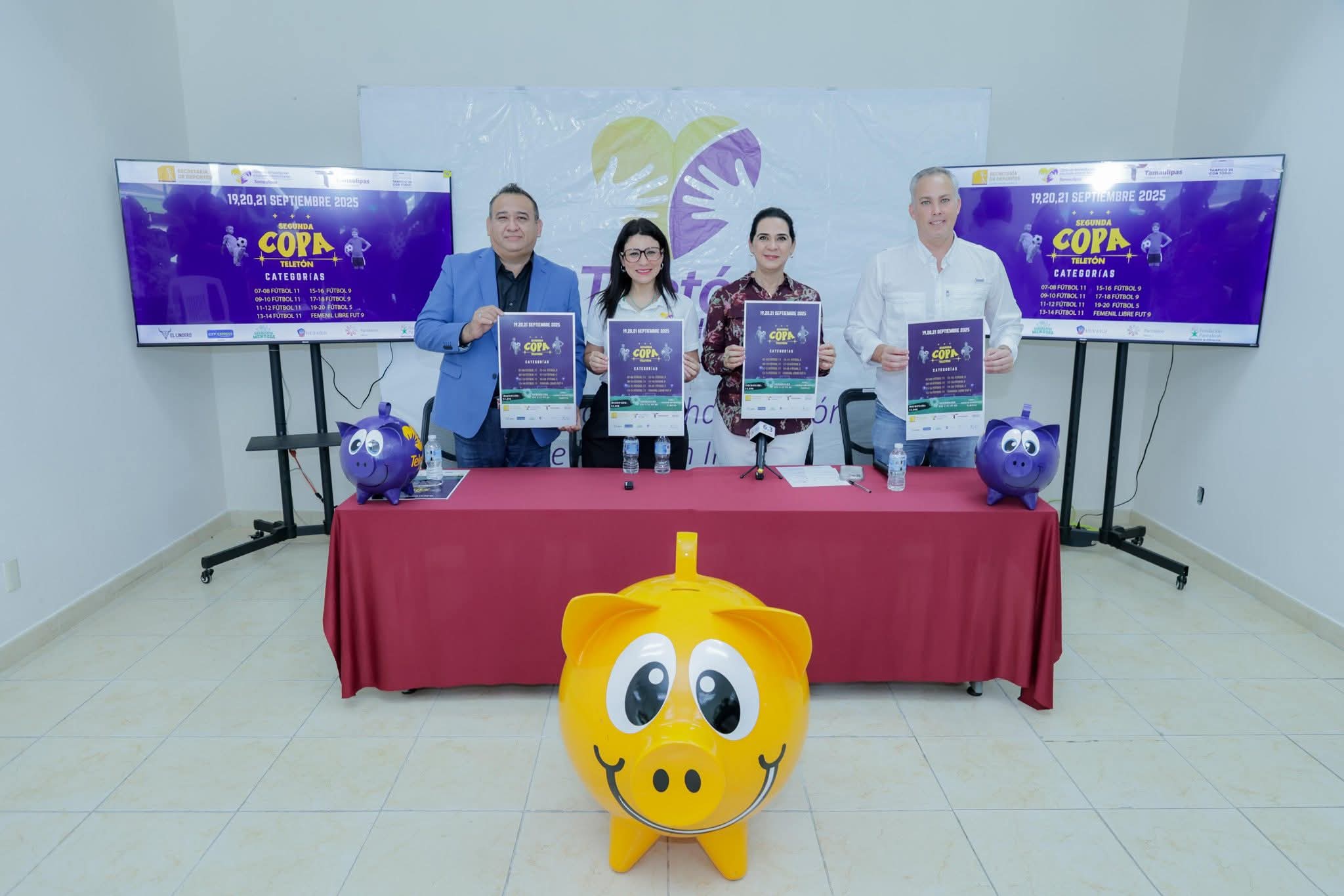 Anuncia Mónica Villarreal Segunda Copa Teletón a Celebrarse en Tampico