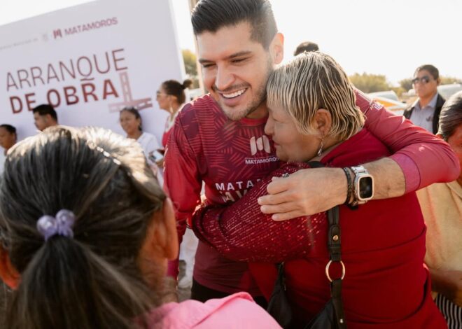 El Gobierno de Matamoros sigue cumpliendo; arranca obra en la colonia Nueva Jerusalén