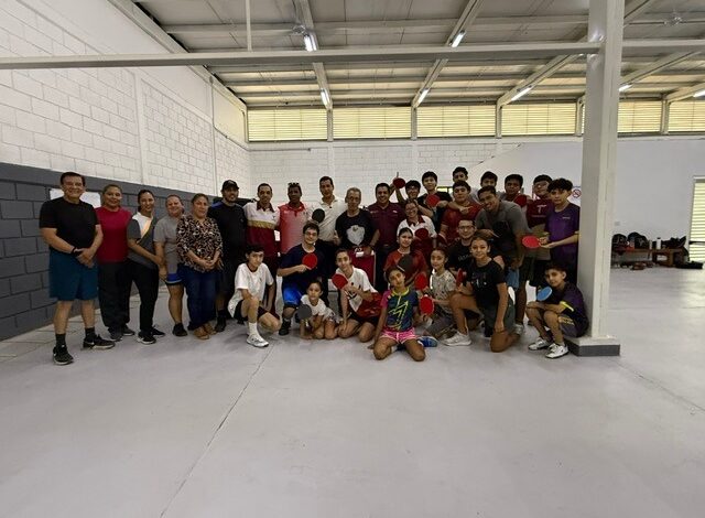 Rehabilitan Centro Deportivo Estatal en la Unidad Siglo XXI para impulsar el tenis de mesa