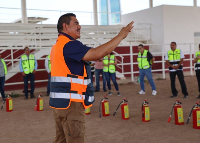 Capacitan a brigadistas de la Torre Bicentenario en medidas de seguridad