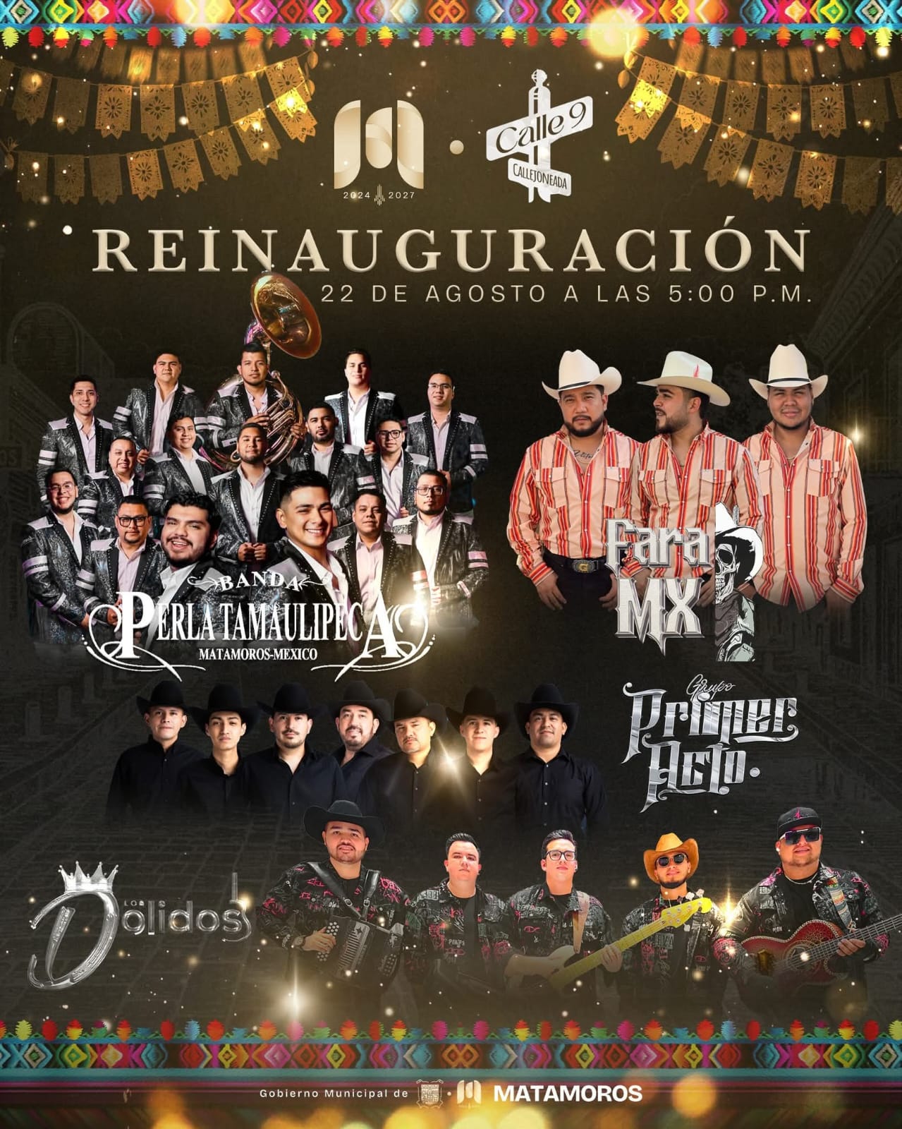 Brilla Matamoros con la Gran Reinauguración de la Callejoneda de la Calle 9