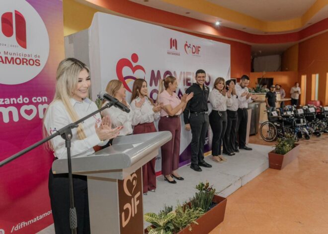 DIF Matamoros entrega más de 50 sillas de ruedas en apoyo a personas con discapacidad motriz a través del programa “Moviendo Corazones”