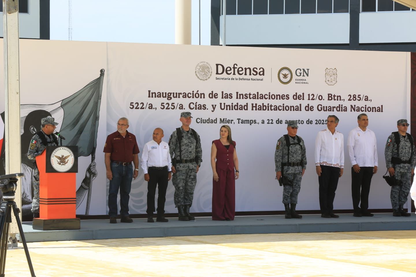 Inaugura Américo instalaciones de la Guardia Nacional en Ciudad Mier para reforzar seguridad regional