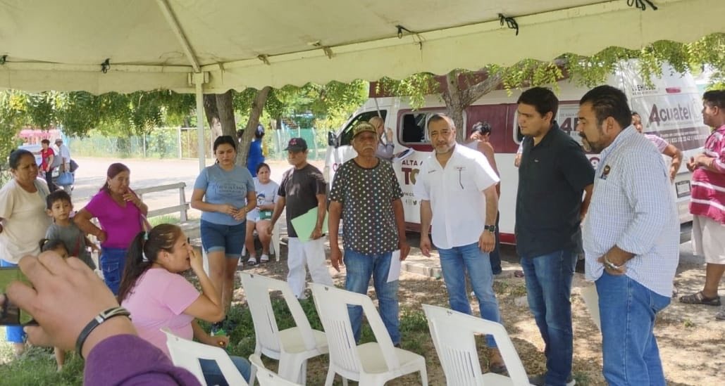 Atiende COMAPA Altamira peticiones de habitantes del ejido Benito Juárez *Instala organismo una mesa de Atención Ciudadana para la recepción de solicitudes enfocadas a fortalecer y mejorar los servicios del organismo