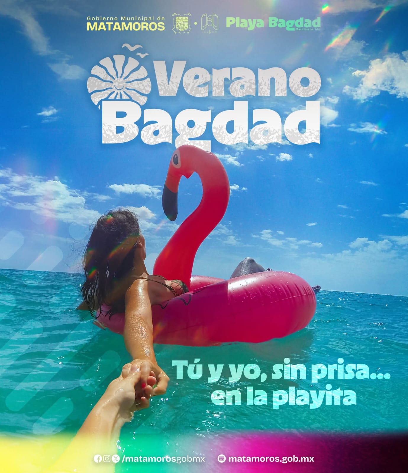 Gobierno de Beto Granados invita a disfrutar de Playa Bagdad en estas vacaciones
