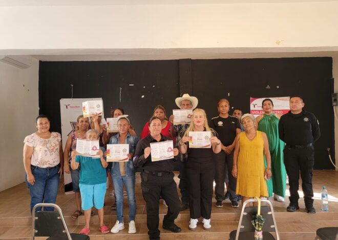 Imparte Guardia Estatal de Género plática comunitaria para prevenir violencia hacia las mujeres
