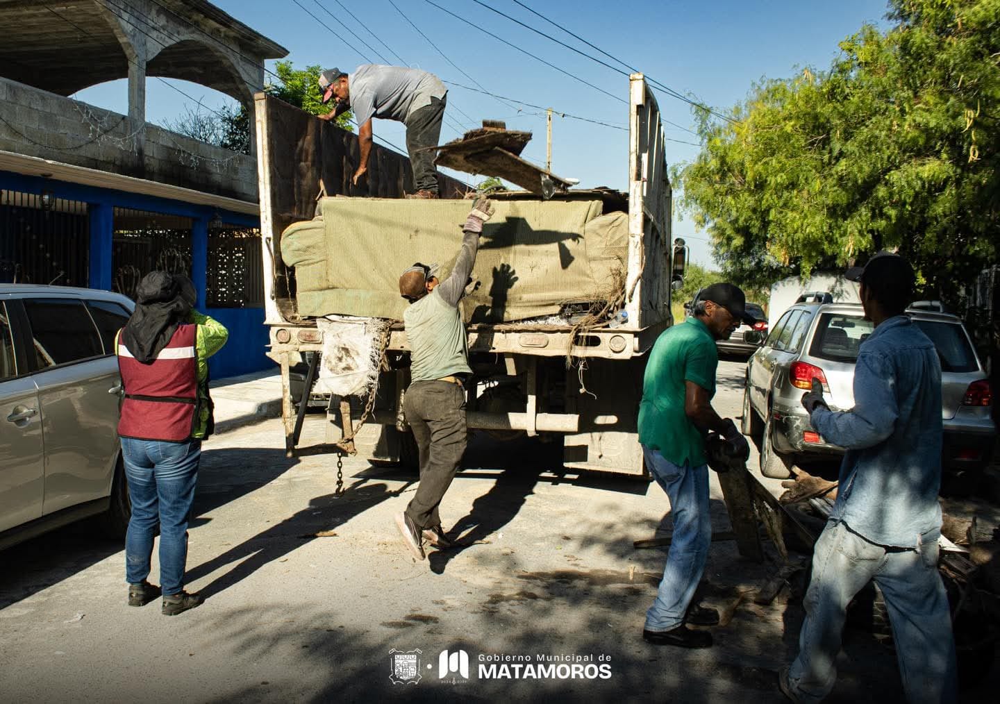 Gobierno de Beto Granados continúa con jornadas permanentes de descacharrización en colonias de Matamoros
