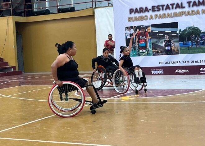 Más de 150 atletas participan en la Paralimpiada Estatal Tamaulipas 2025