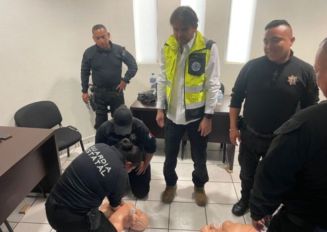 Recibe Guardia Estatal de Género del municipio de El Mante capacitación en primeros auxilios básicos