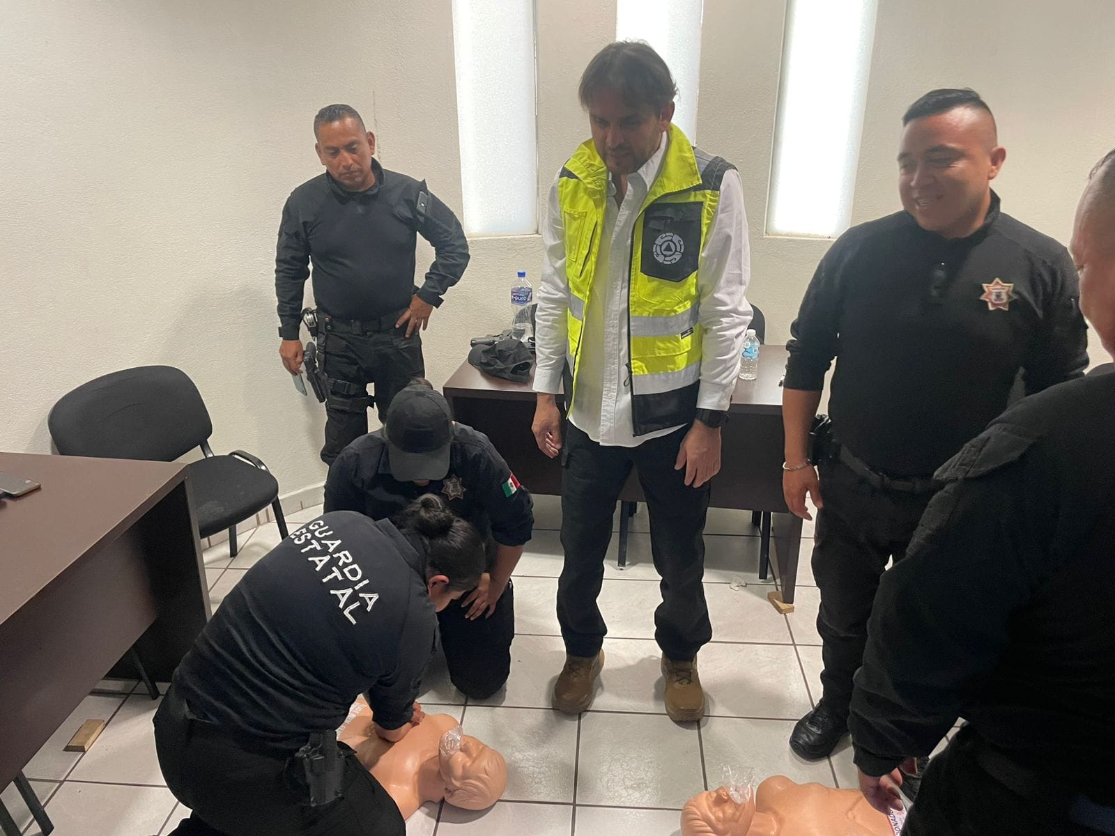 Recibe Guardia Estatal de Género del municipio de El Mante capacitación en primeros auxilios básicos