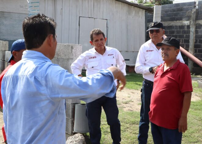 COMAPA Altamira mejora operatividad de red hidrosanitaria en colonia Guadalupe Victoria *Supervisa gerente general Dr. Gabriel Arcos Espinosa, desazolve de registros y avance de reposición de colector de drenaje en ese sector