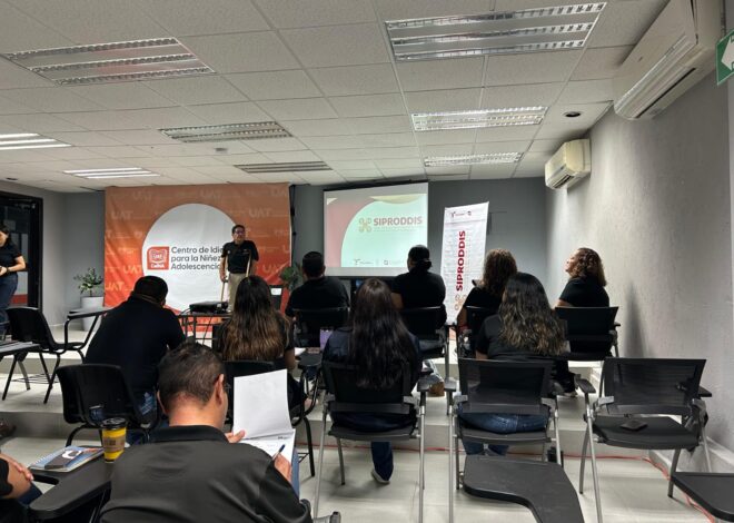 Promueve SIPRODDIS cultura de inclusión en la UAT con taller para docentes y personal del CeINA
