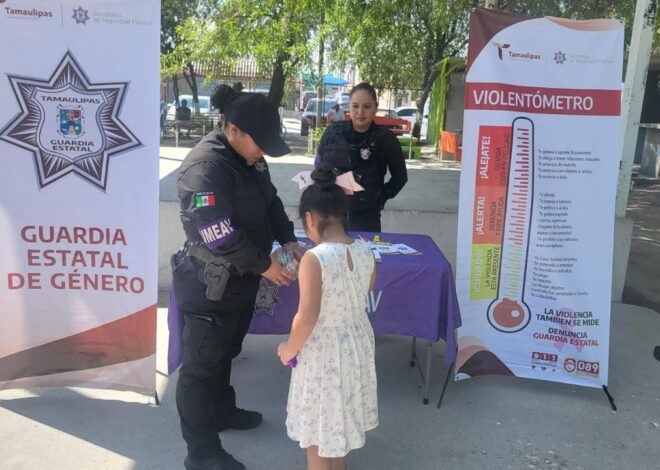 Mantiene Guardia Estatal de Género proximidad en espacios públicos de la frontera