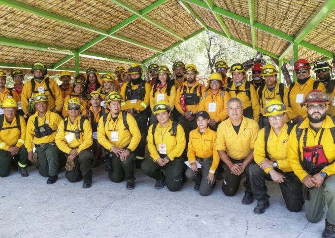 Refuerzan preparación de brigadas forestales