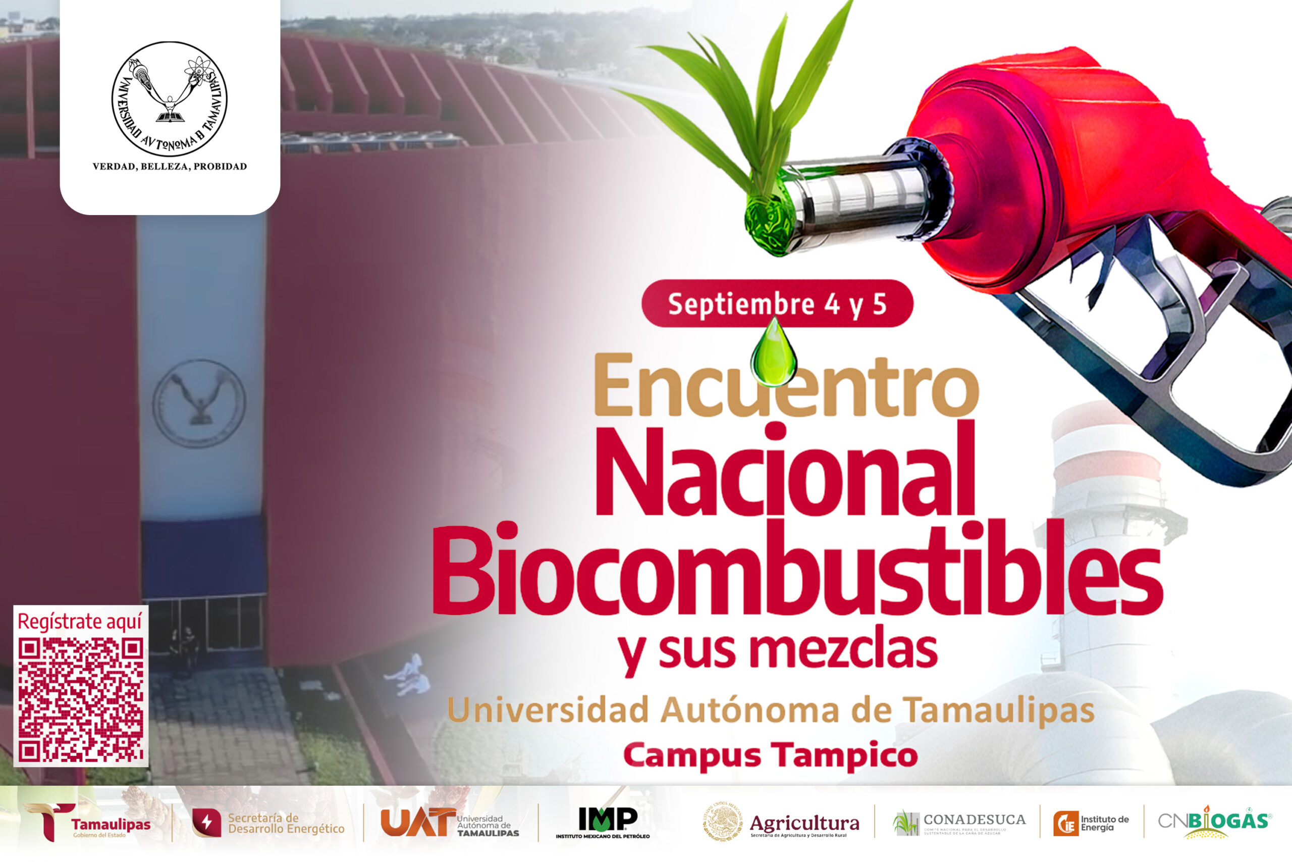 Invita la UAT a participar en el encuentro nacional de biocombustibles