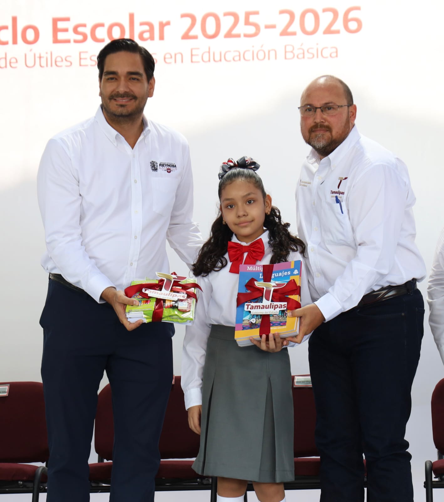 Arranca secretario general de Gobierno ciclo escolar 2025-2026 en Reynosa con firme compromiso por la educación y la equidad social