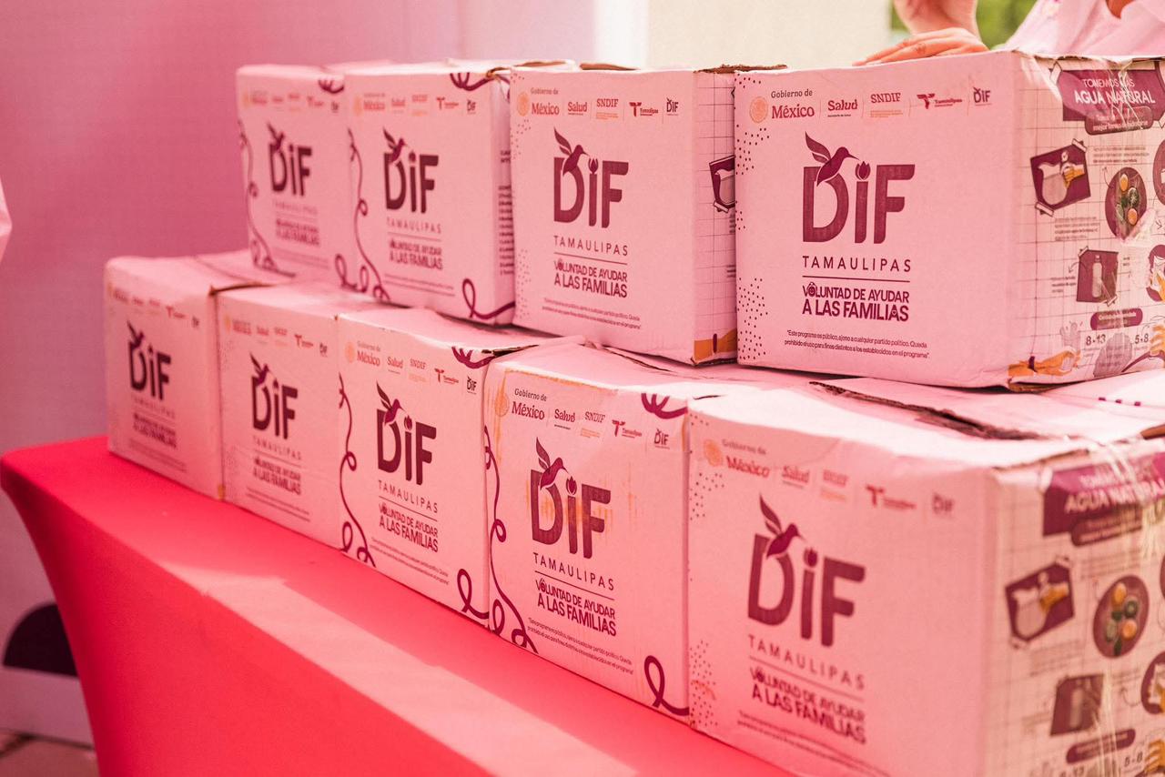 Continúa DIF Matamoros reforzando las acciones del programa de despensas “Voluntad de Ayudar a las Familias” para llegar hasta los hogares de sectores que se encuentran en la periferia