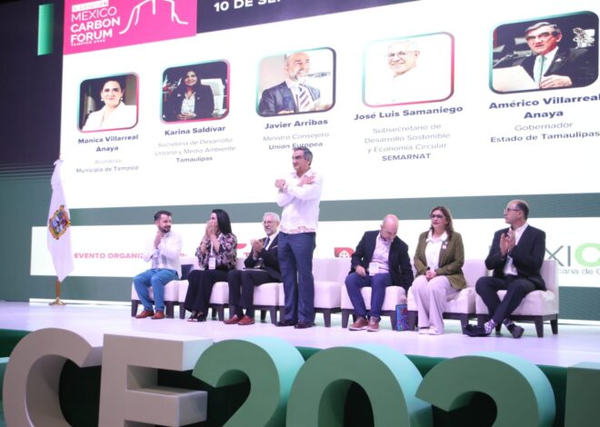 Inaugura Américo la 5ª edición del México Carbon Forum en Tampico