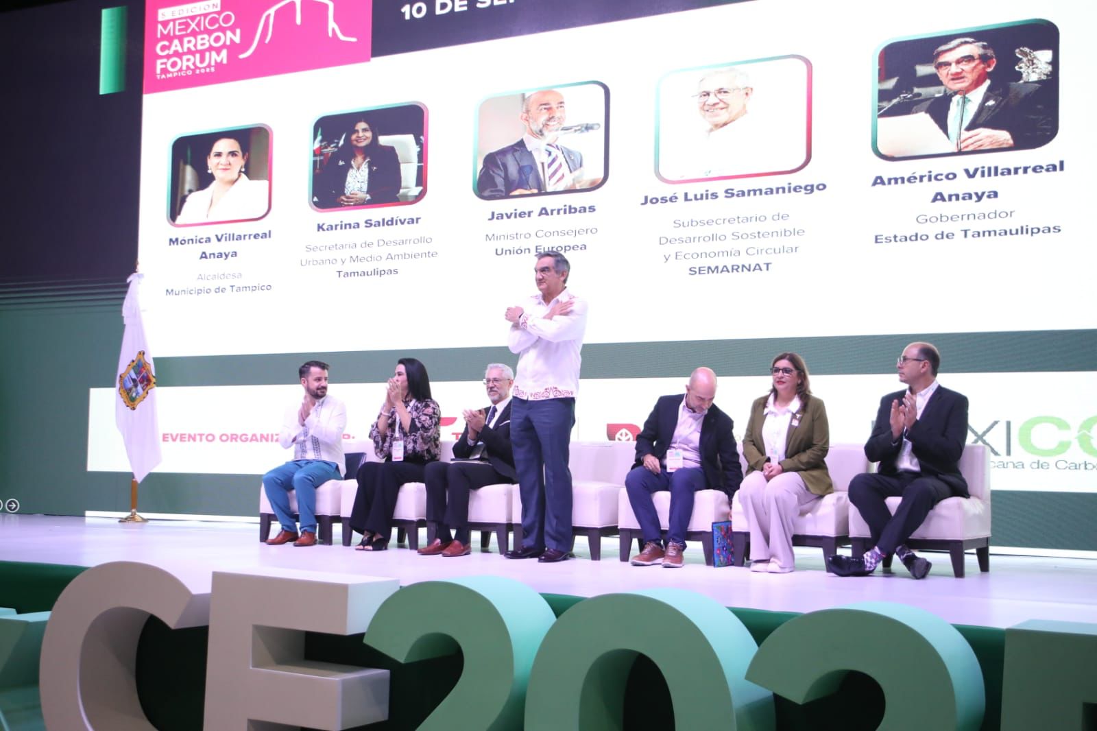 Inaugura Américo la 5ª edición del México Carbon Forum en Tampico