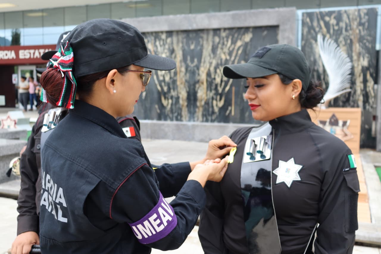 Sensibiliza Guardia Estatal de Género a personal de la SSPT y a la ciudadanía sobre la prevención del suicidio
