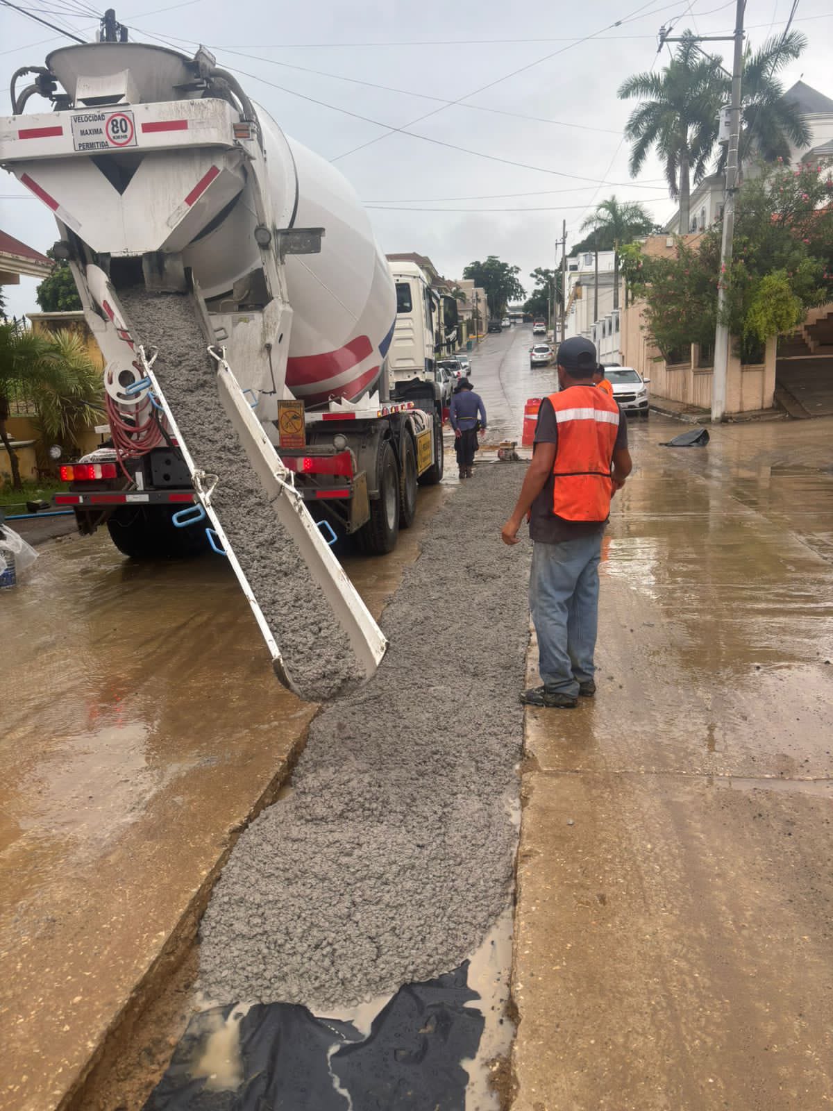COMAPA SUR concluye rehabilitación de línea general de drenaje y pavimentación en importante sector de Tampico