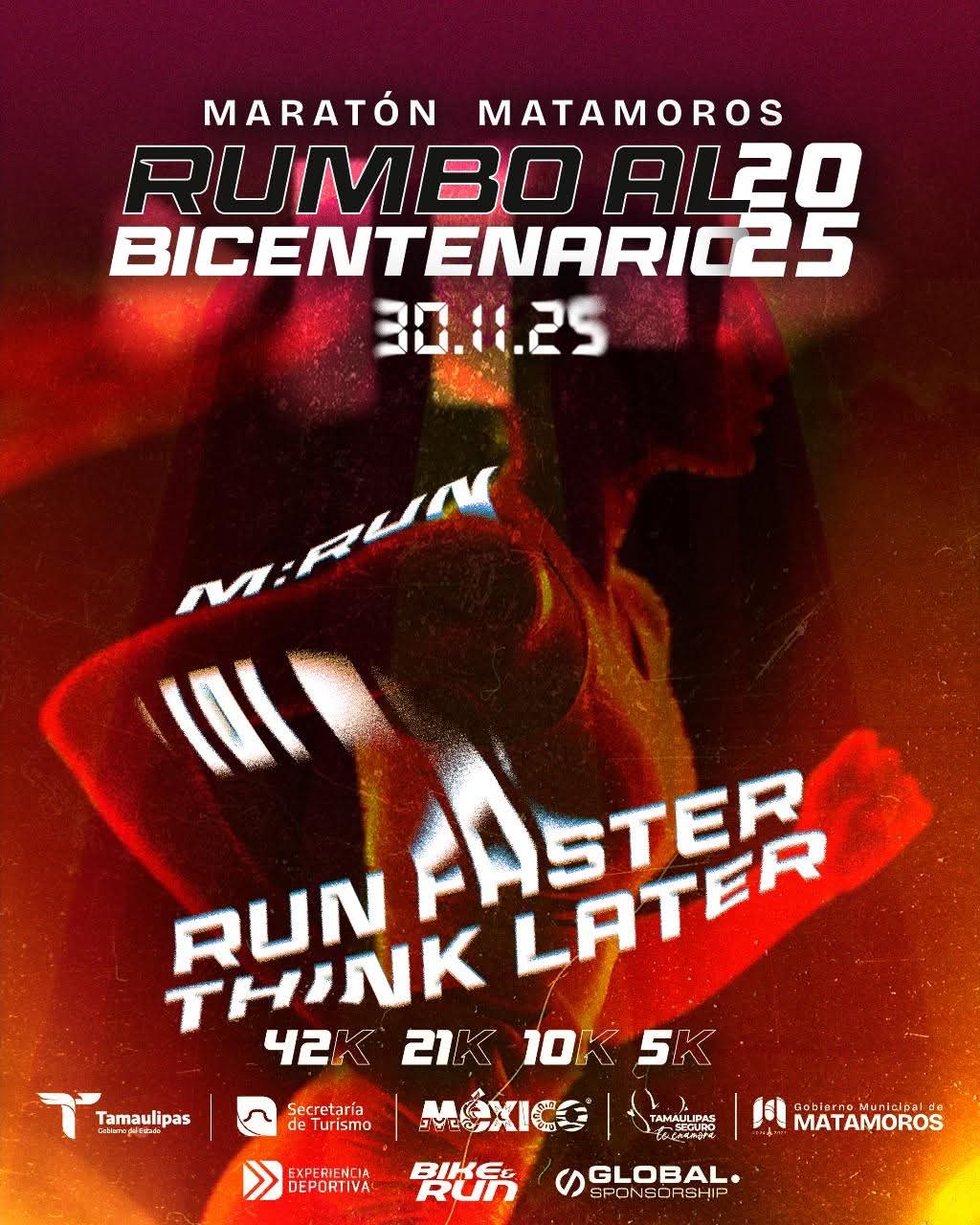 Seremos testigos del Maratón Matamoros 2025, rumbo al Bicentenario: Gobierno municipal