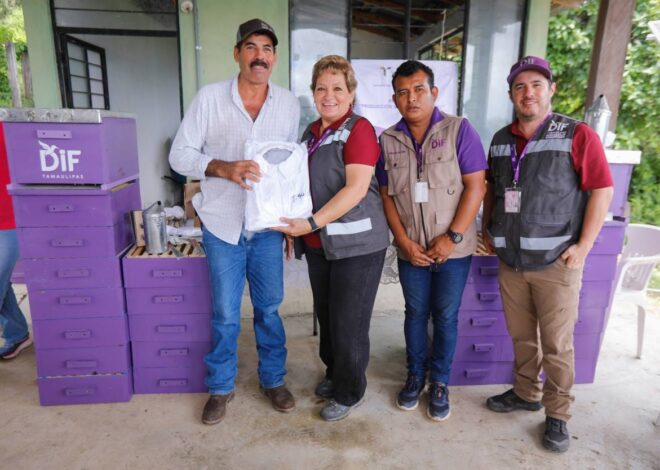 DIF Tamaulipas impulsa proyecto de “Producción Sostenible de Miel” en comunidades rurales