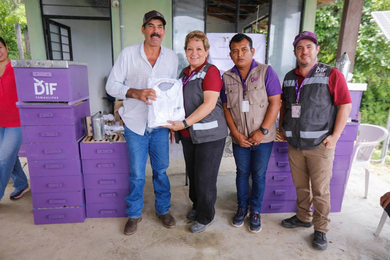 DIF Tamaulipas impulsa proyecto de “Producción Sostenible de Miel” en comunidades rurales