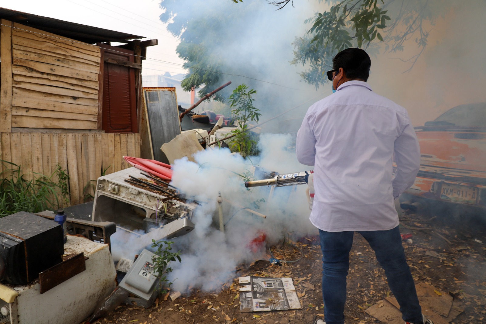 Exhorta SST a eliminar objetos inservibles para evitar el dengue