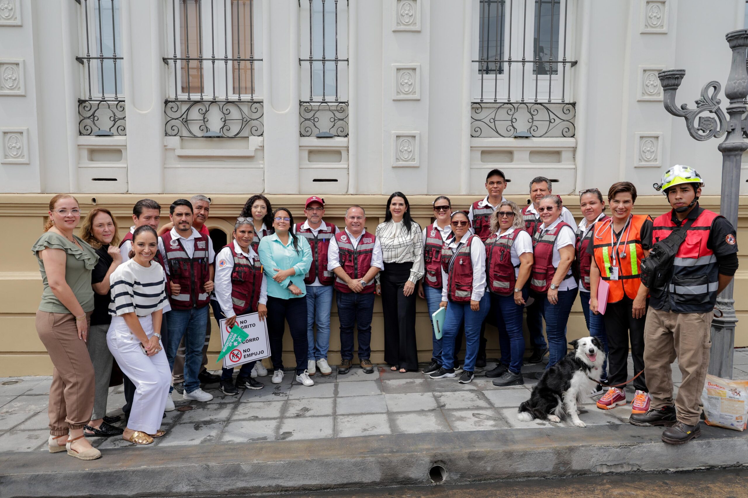 Gobierno de Tampico participa con éxito en el Segundo Simulacro Nacional 2025