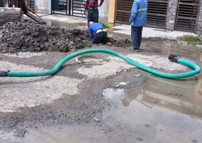 Gobierno de Matamoros trabaja en reparación de fuga en Infonavit Buenavista