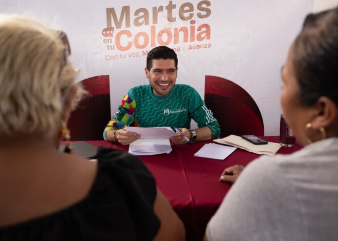 Encabeza alcalde Beto Granados «Martes en Tu Colonia» en Las Flores